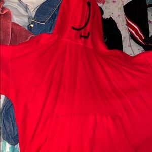 Red hoodie